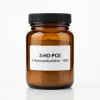 3-HO-PCE: amber glass laboratory jar containing HPLC-verified 3-hydroxyeticyclidine crystalline reference standard for NMDA profiling.