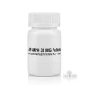 4F-MPH 30 MG Pellets: opaque white HDPE jar containing pre-weighed 4-fluoromethylphenidate HCl reference pellets for DUID profiling.